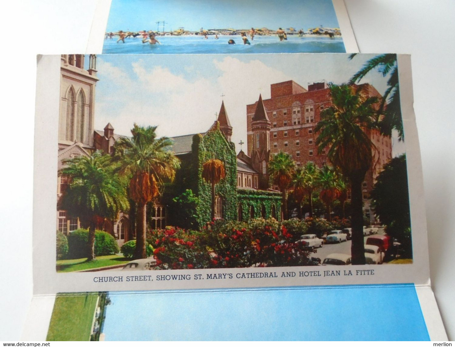 D193566 CPM AK  Postcard  - FOLDER Booklet  Leporello  GALVESTON 1957  TEXAS