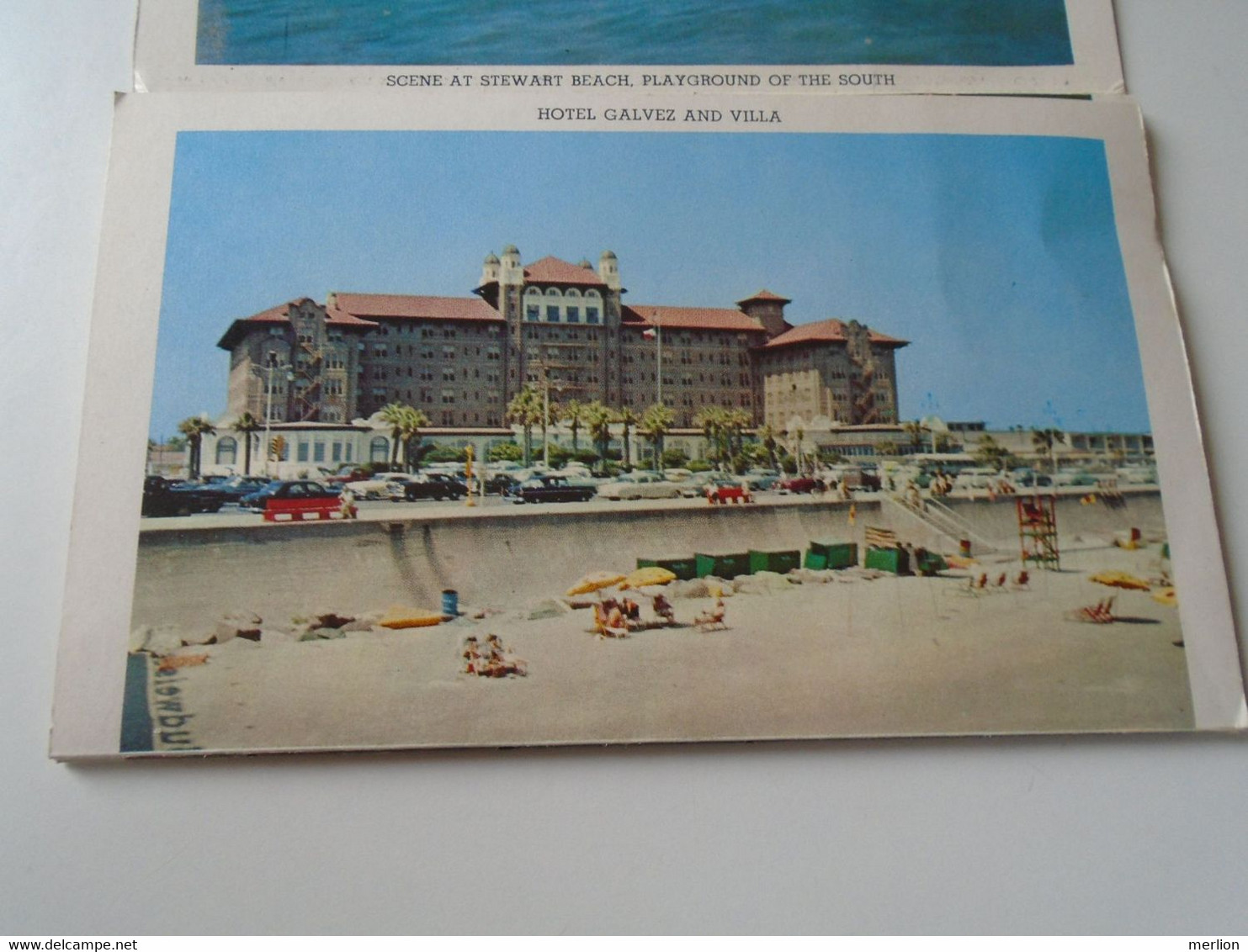 D193566 CPM AK  Postcard  - FOLDER Booklet  Leporello  GALVESTON 1957  TEXAS