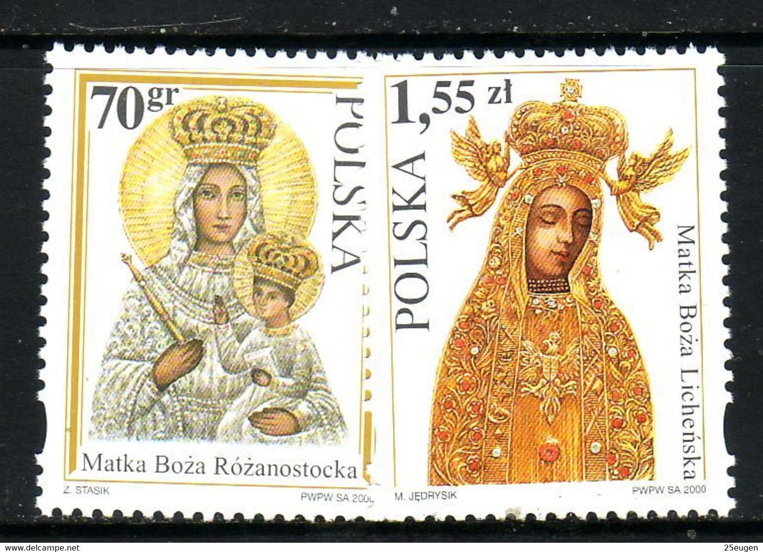 POLAND 2000 MICHEL NO:3850-3851 MNH - Paintings