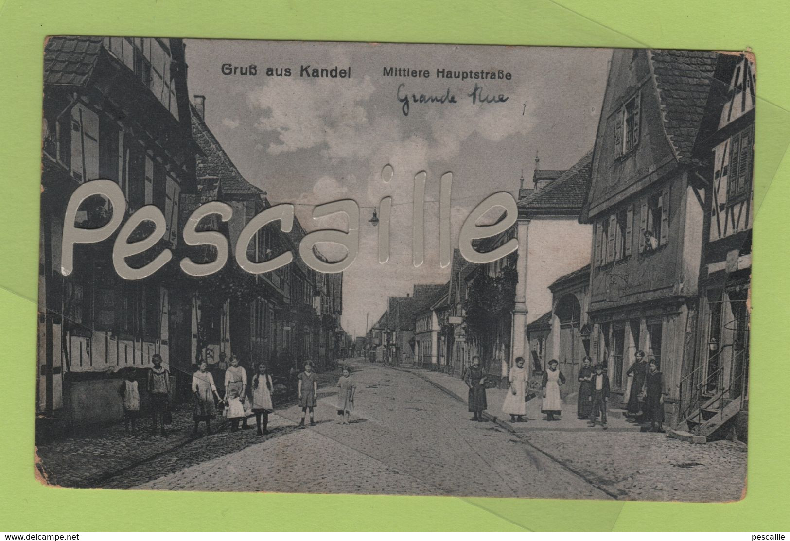 RHEINLAND PFALZ - CP ANIMEE GRUSS AUS KANDEL - MITTLERE HAUPTSTRASSE - VERLAG VON MAGD. RAPP KANDEL Nr 1534 - Kandel