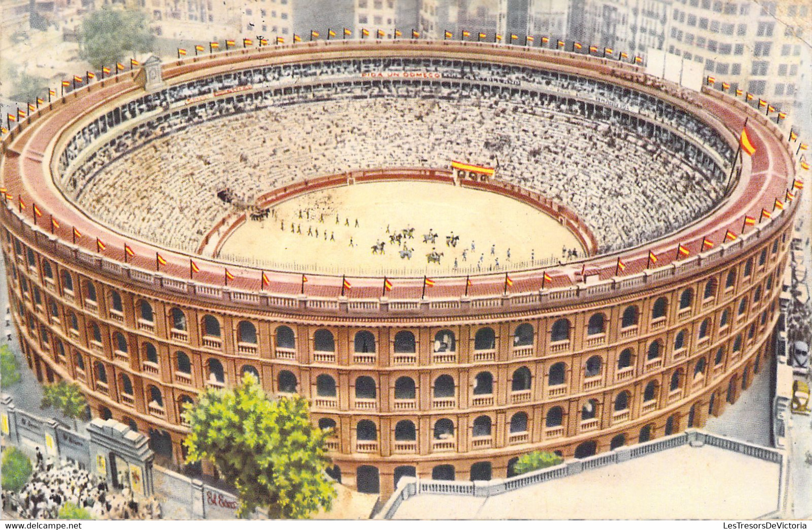 CORRIDA - Valencia - Plaza De Toros - Dia De Corrida - Carte Postale Ancienne - Stierkampf