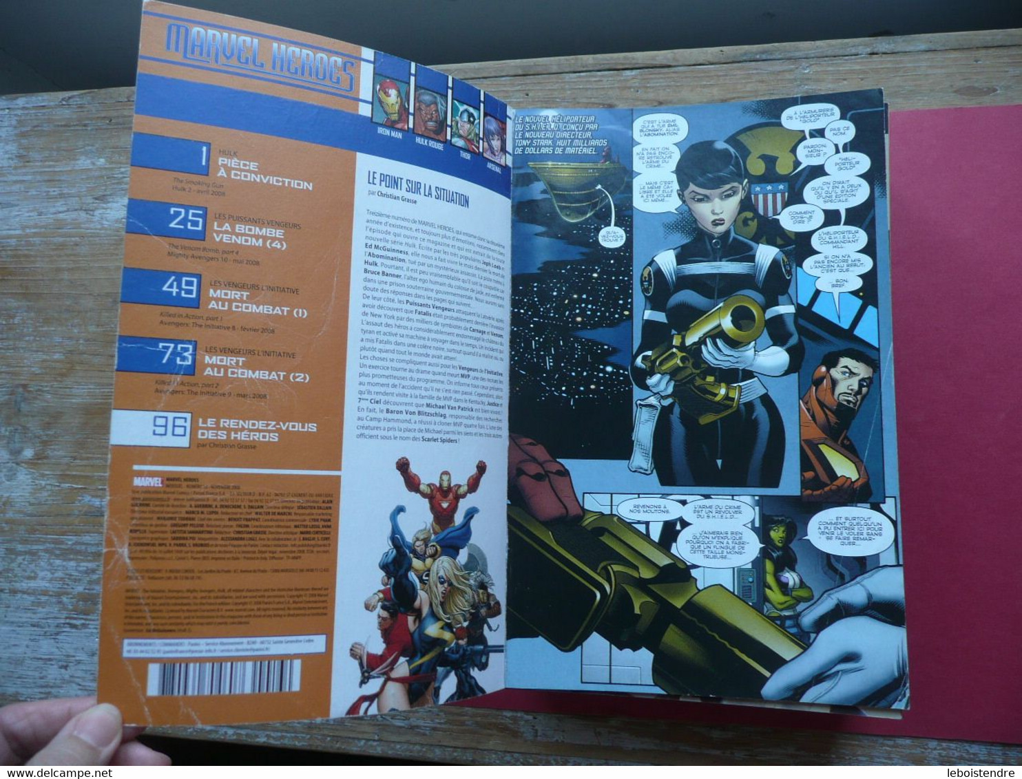 LOT DE 18 MARVEL HEROES N° 13 15 16 19 20 26 27 29 - 39 NOVEMBRE 2008 A JANVIER 2011 MARVEL COMICS PANINI FRANCE - Marvel France