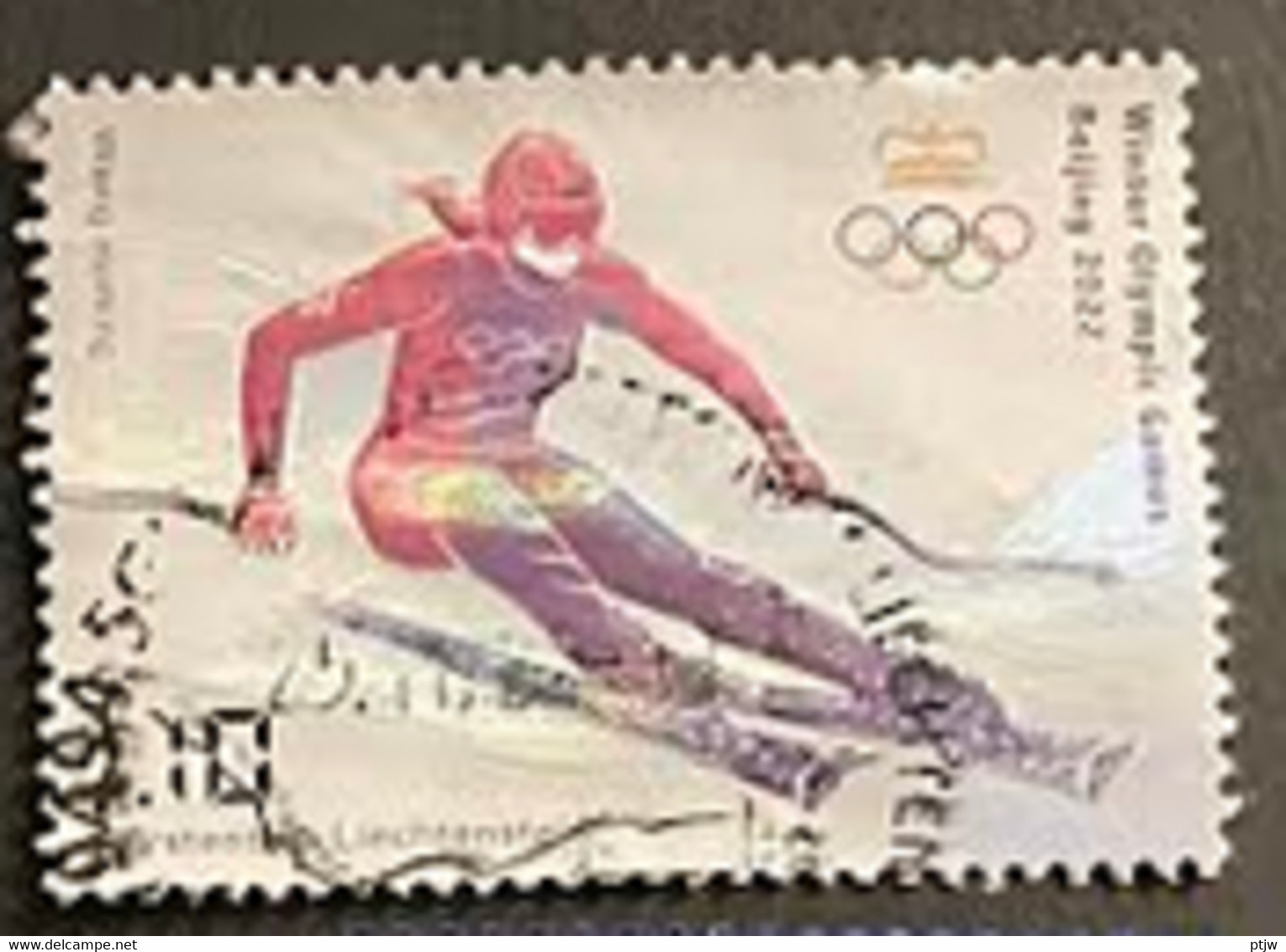 Stamp Of Liechtenstein 2022: Olympic Games - Peking - Invierno 2022 : Pekín