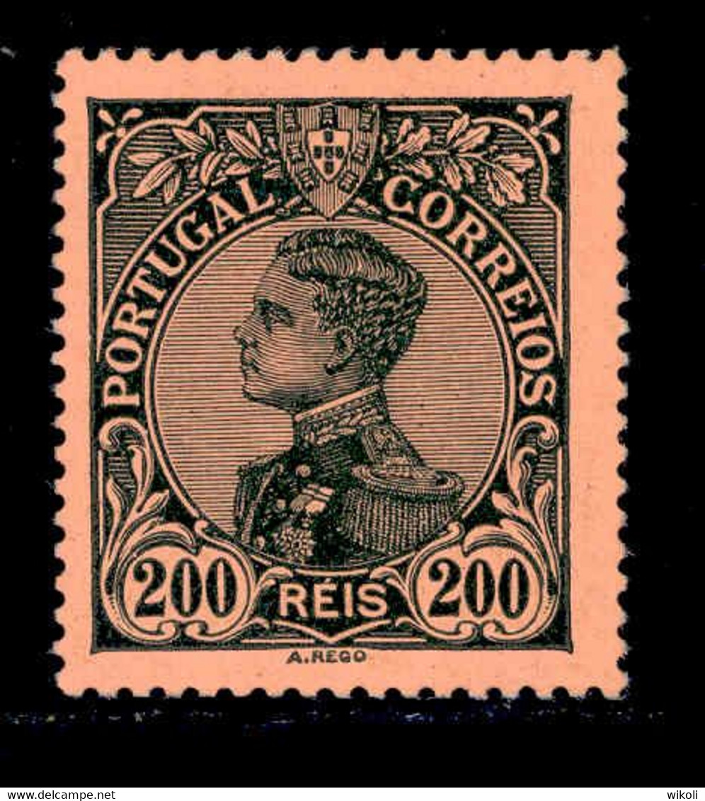 ! ! Portugal - 1910 D. Manuel 200 R - Af. 166 - MH - Unused Stamps
