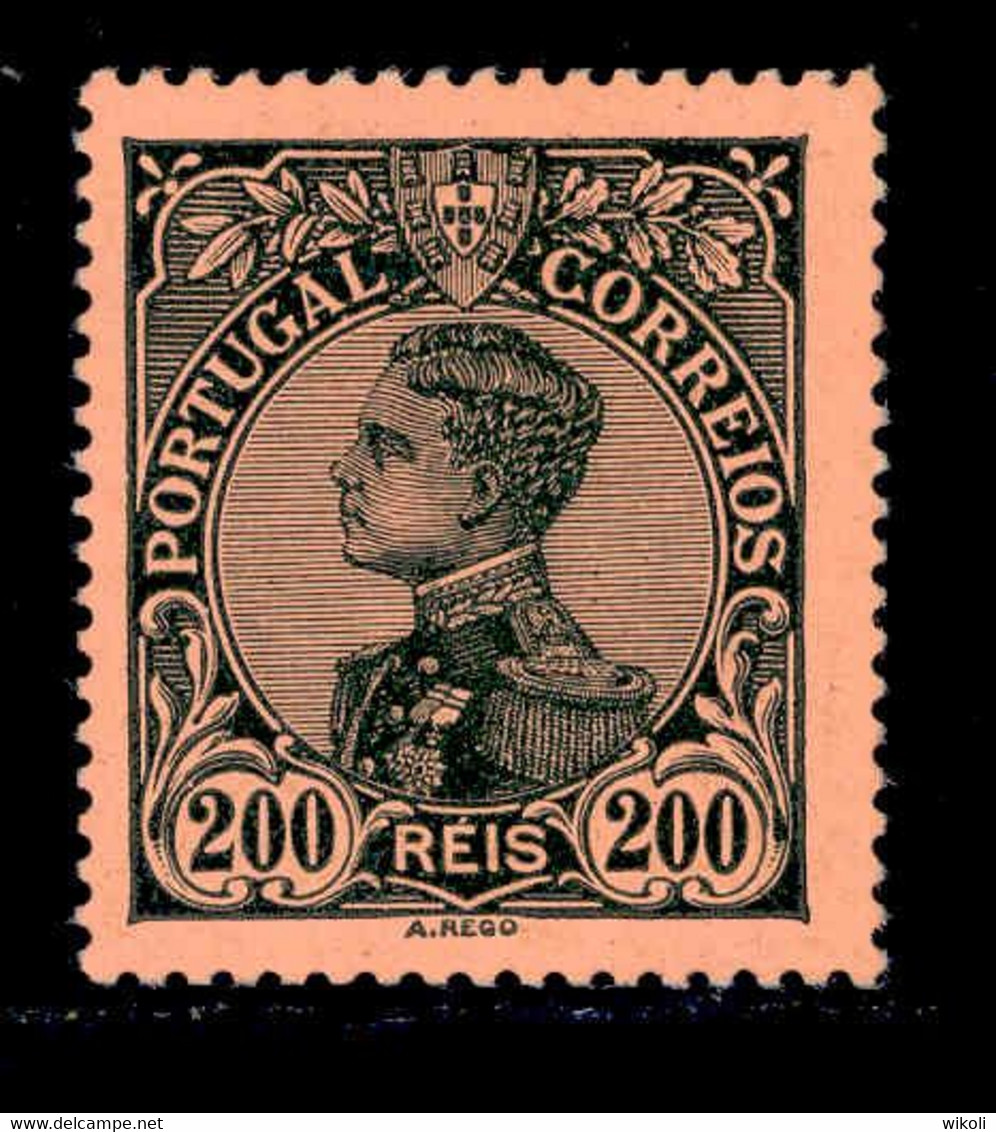 ! ! Portugal - 1910 D. Manuel 200 R - Af. 166 - MH - Ungebraucht