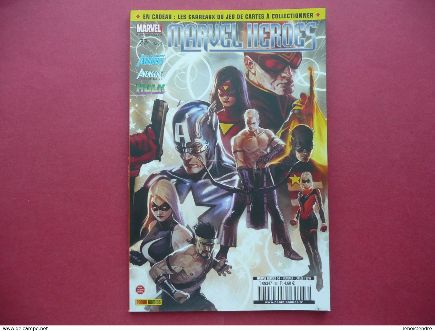 MARVEL HEROES N 33 JUILLET 2010 CAUCHEMARS HULK THE MIGHTY AVENGERS THE INITIATIVE MARVEL COMICS PANINI FRANCE - Marvel France