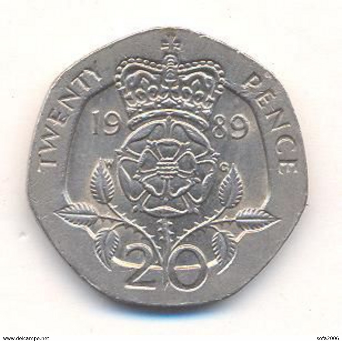 GREAT BRITAIN -20 Pence1989 - 20 Pence