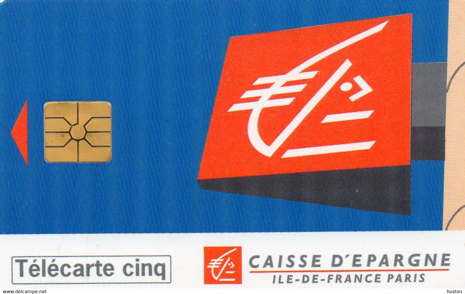 TELECARTE CAISSE D'EPARGNE - 5 Unités - REF GN110 - 5 Eenheden