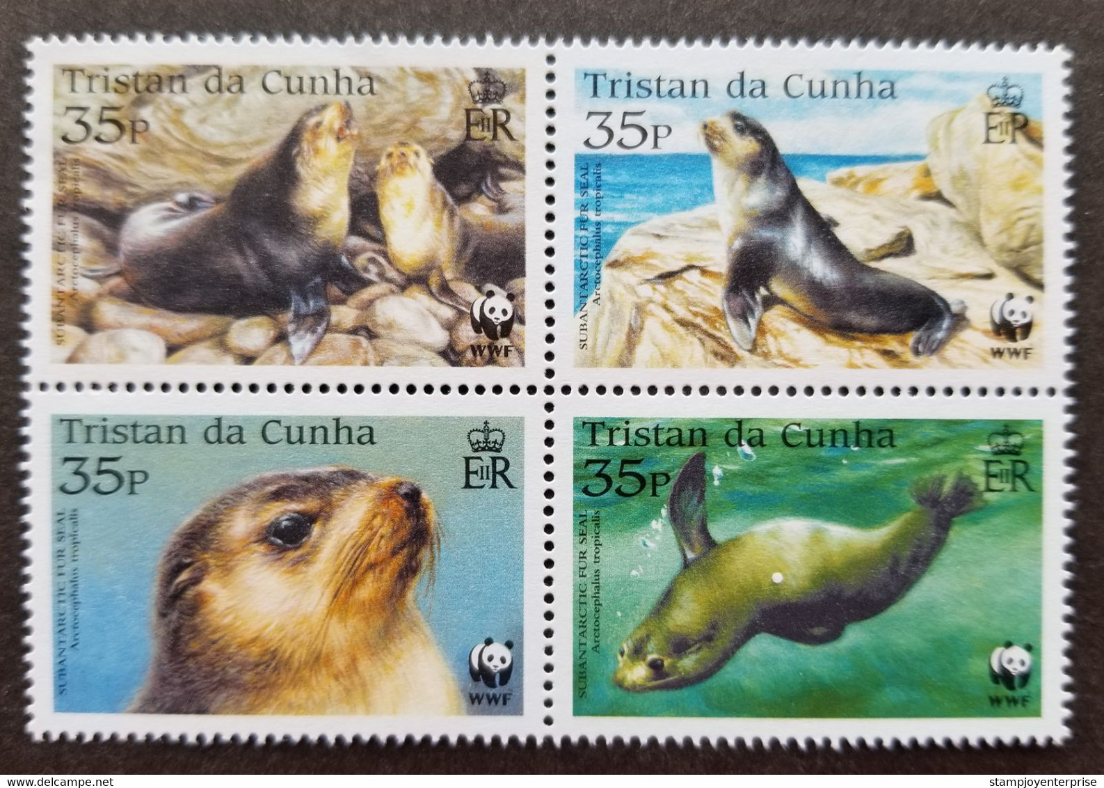 Tristan Da Cunha WWF Subantarctic Fur Seal 2004 Fauna Wildlife (stamp) MNH - Tristan Da Cunha