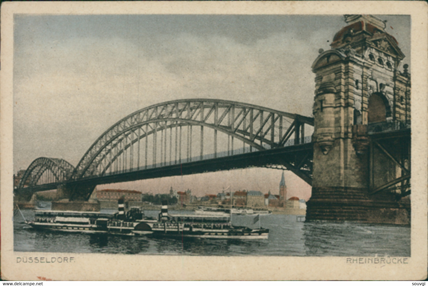 DE DUSSELDORF / Rheinbrucke / CARTE COULEUR - Duesseldorf