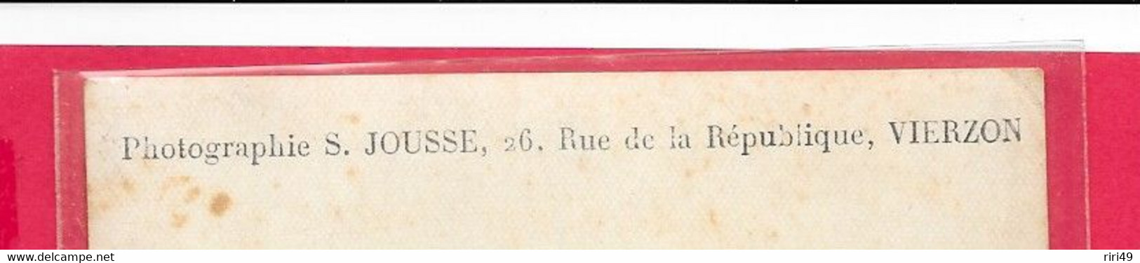 Cpa 13eme Régiment,  Voir Scannes, Photographe S.JOUSSE à Vierzon - Regiments