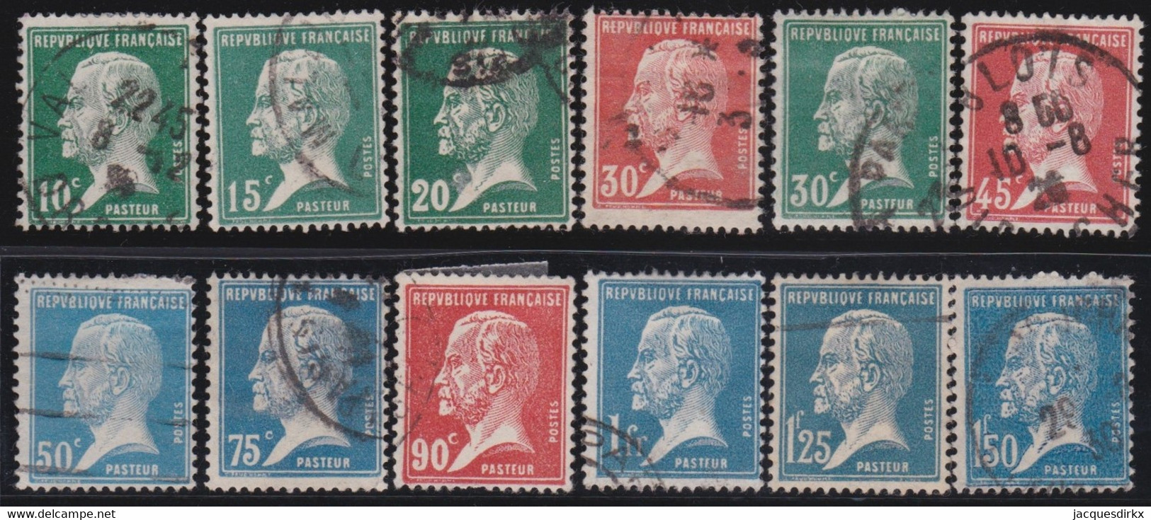 France   .   Y&T   .    170/181     .       O    .   Oblitéré - Used Stamps