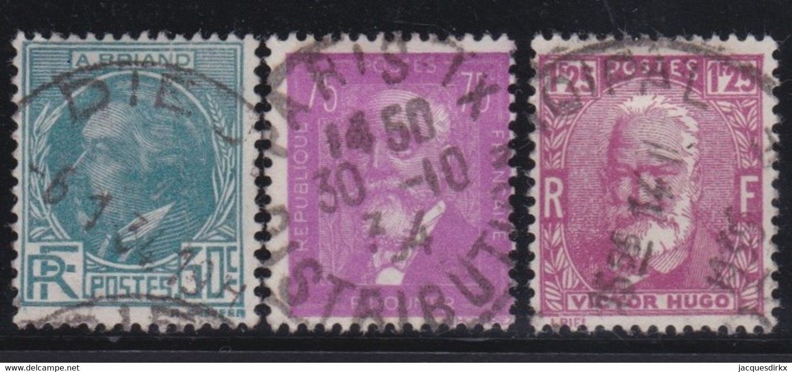 France   .   Y&T   .     291/293    .       O    .   Oblitéré - Oblitérés