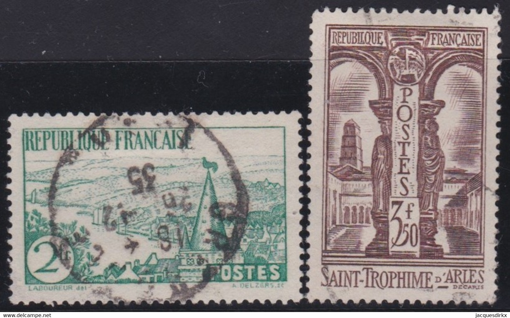 France   .   Y&T   .     301/302     .       O    .   Oblitéré - Used Stamps