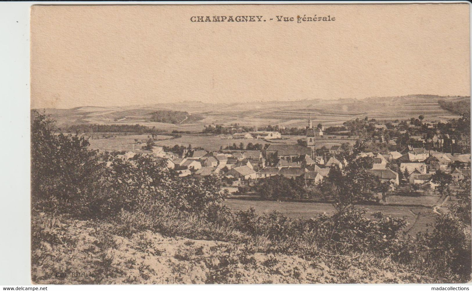 Champagney (70 -Haute Saône ) Vue Générale - Champagney