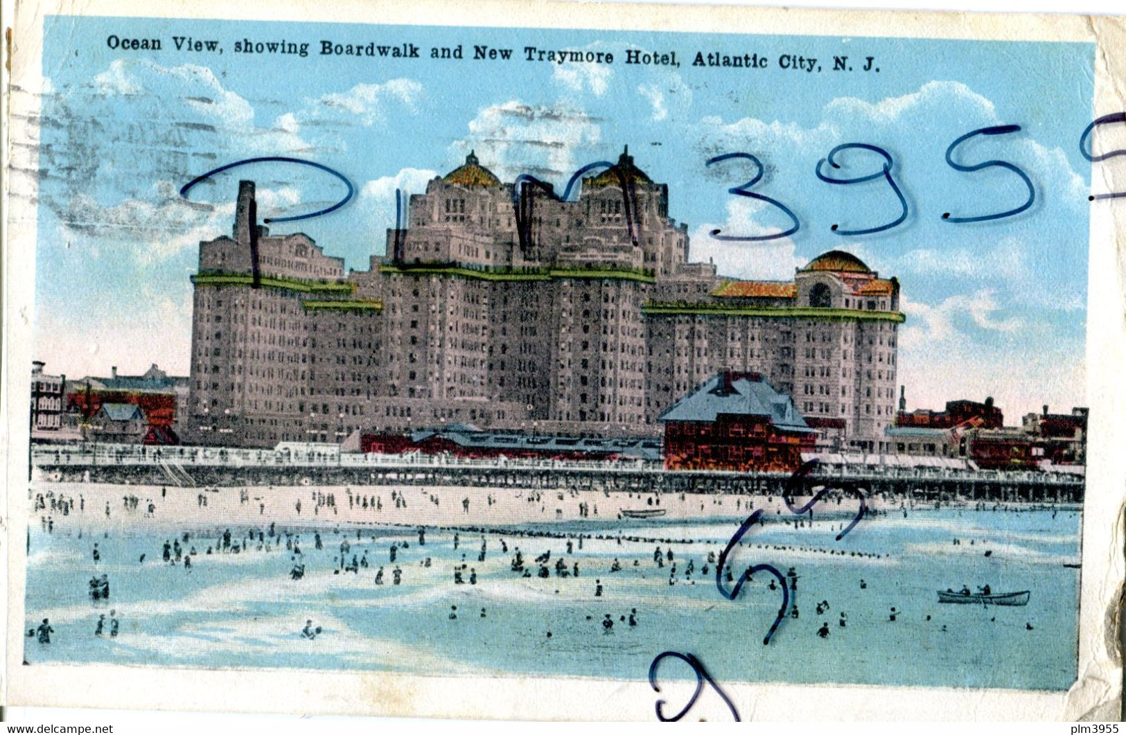 AL ETATS-UNIS  NEW JERSEY   4 CARTES TRAYMORE HOTEL  CHIMNEY ROCK SOMERSET NEWARK BROAD STREET SOMERVILLE - Atlantic City