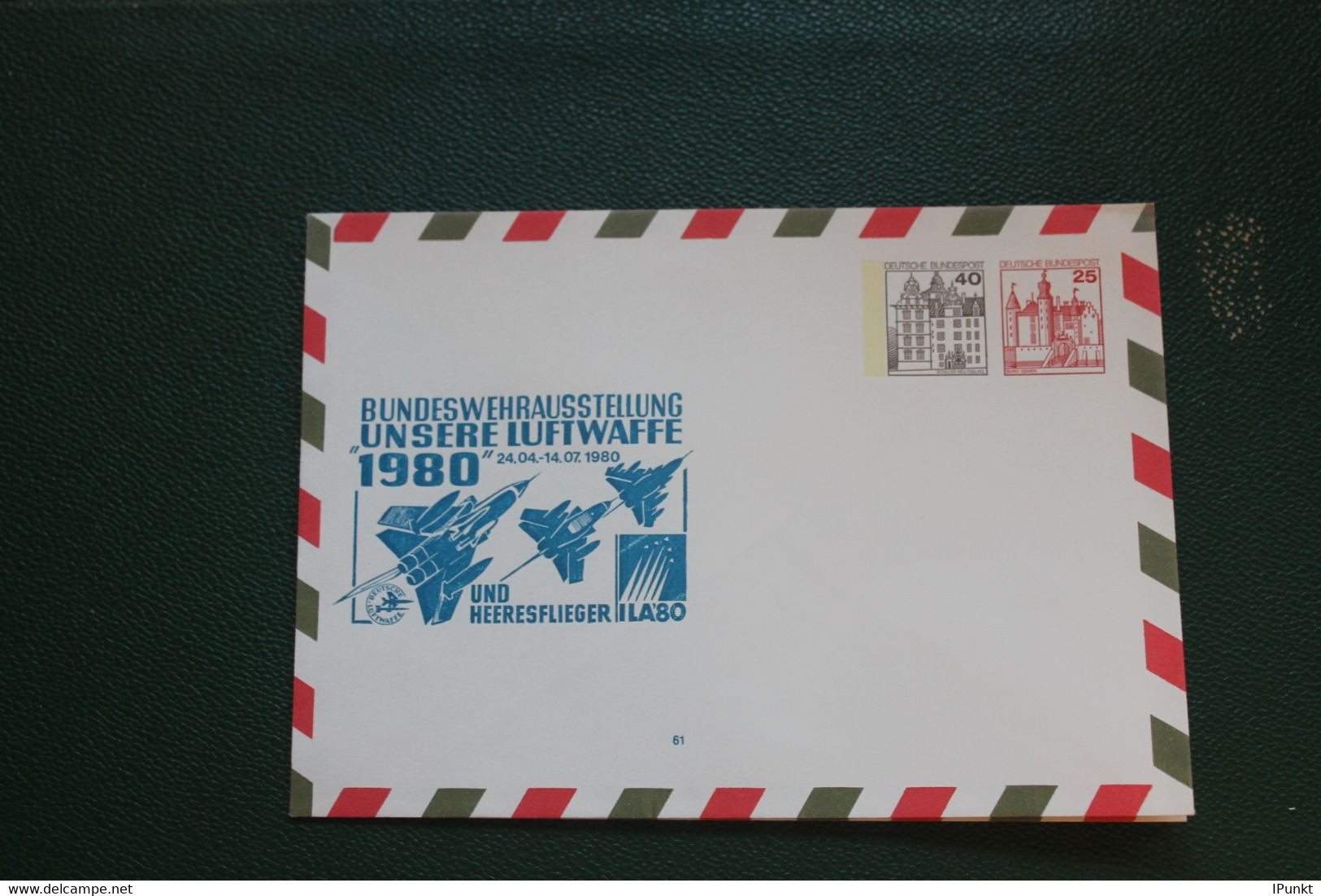 Deutschland 1980; Bundeswehr Ganzsache ; Unsere Luftwaffe; Wertstempel BuS - Private Covers - Mint