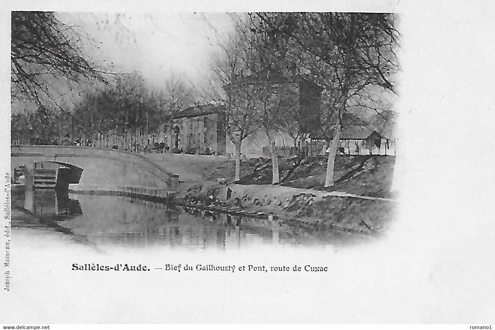11)     SALLELES  D'  AUDE  - Bief Du Gailhousty Et Pont Route De Cuxac - Salleles D'Aude