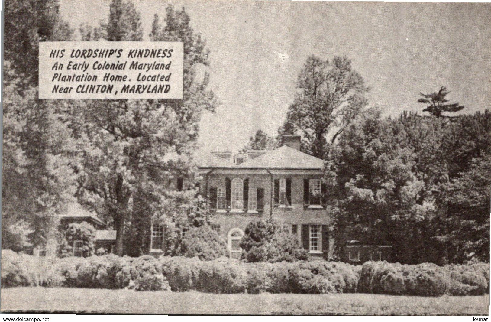 MARYLAND - Plantation Home, Located Near CLINTON - Andere & Zonder Classificatie