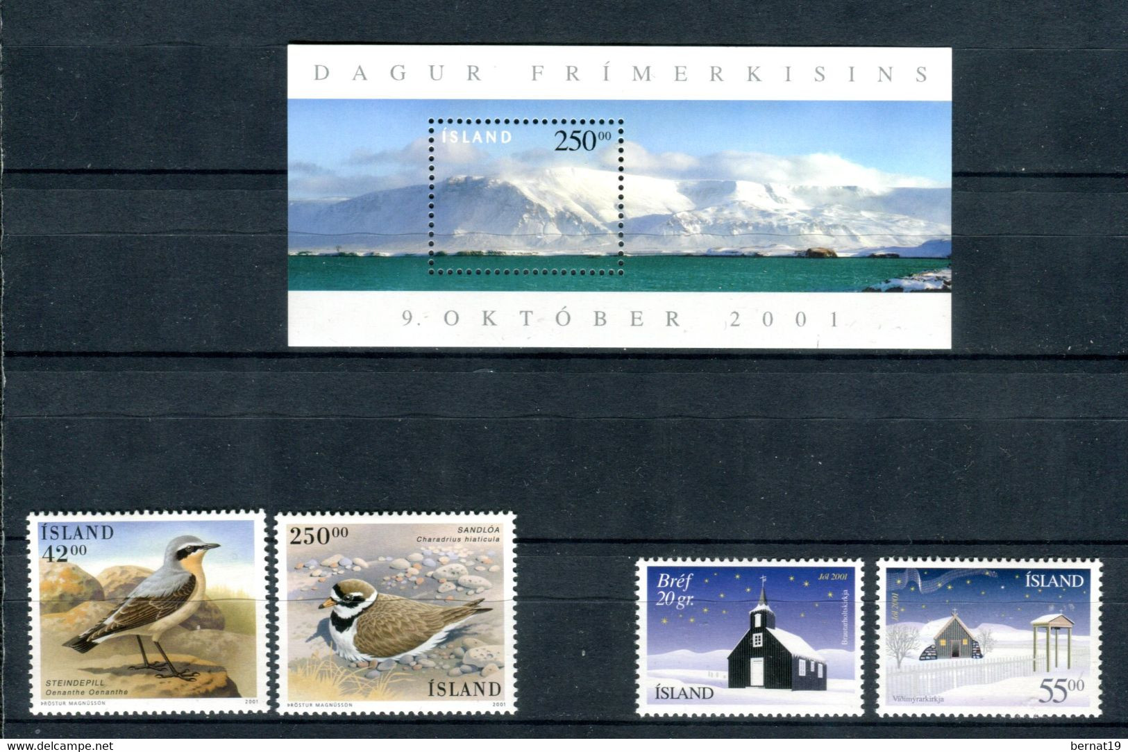 Islandia 2001 Completo ** MNH. - Années Complètes