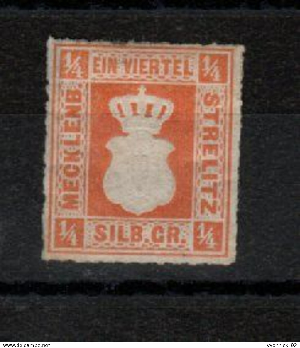 Allemagne - Mecklenbourg - Strelitz  Duché (1864) N°1 - Mecklenburg-Strelitz