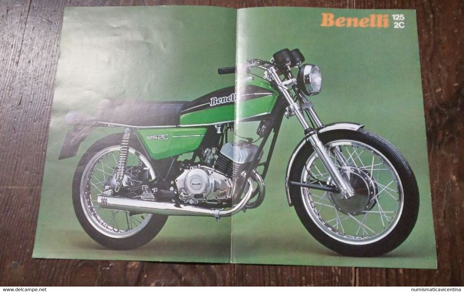 4 Poster Moto Benelli 125 Cross + 125 2C + 250 2C + 650 Tornado 1972 Benelli Italian Motorcycles - Motos