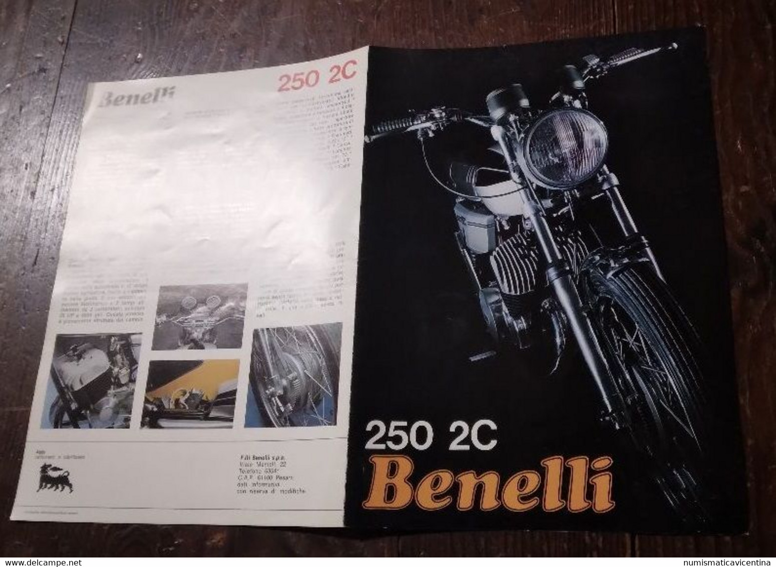 4 Poster Moto Benelli 125 Cross + 125 2C + 250 2C + 650 Tornado 1972 Benelli Italian Motorcycles