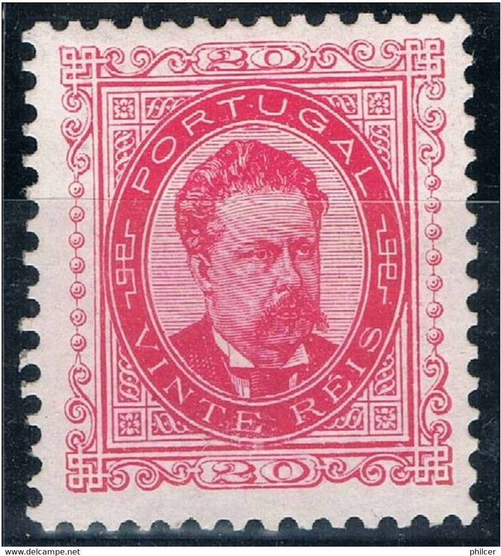 Portugal, 1884/7, # 62 Dent. 11 3/4, Papel Porcelana, MH - Neufs