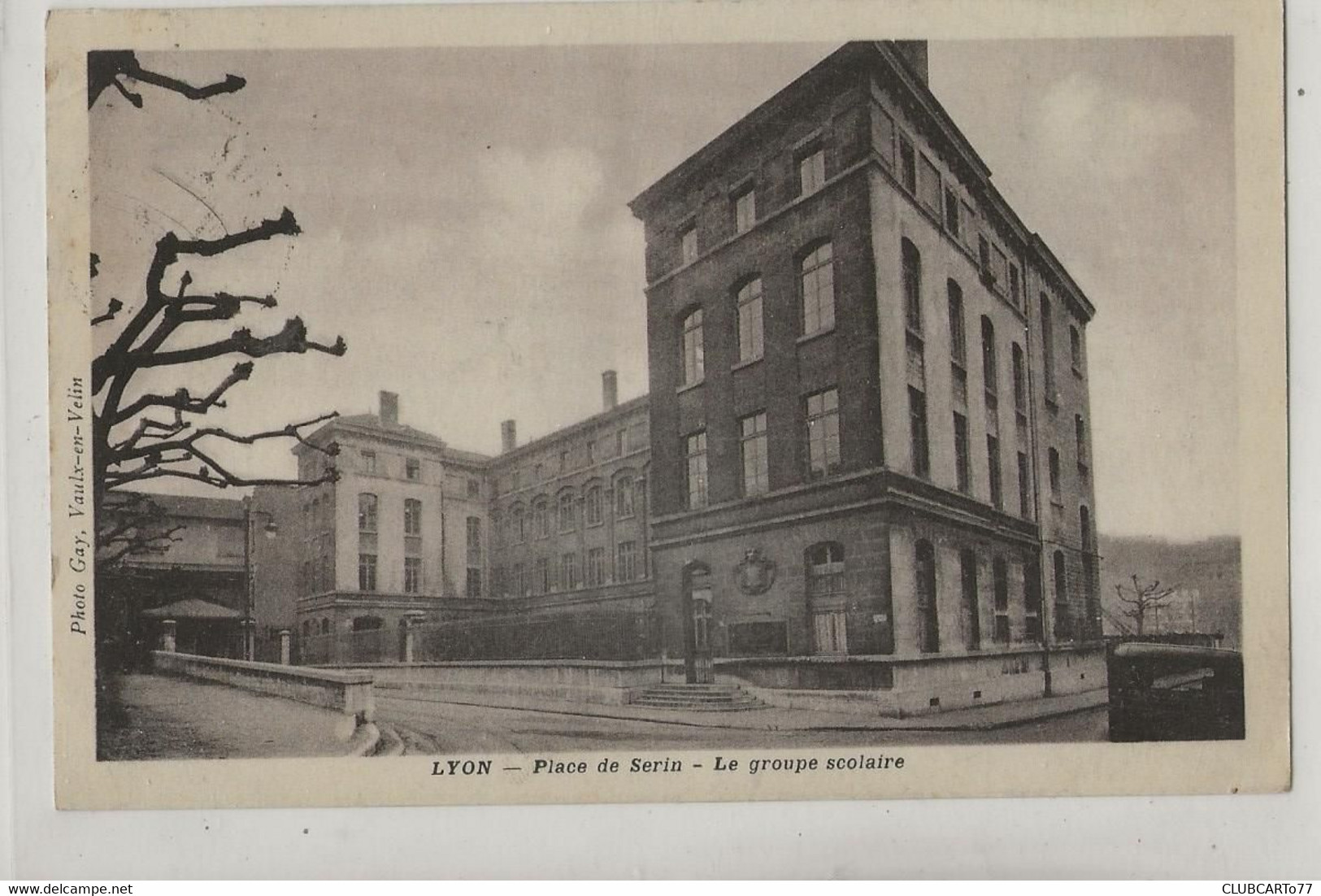 Lyon 4ème Arr (69)  : Le Groupe Scolaire Place De Serin En 1936 PF. - Lyon 4