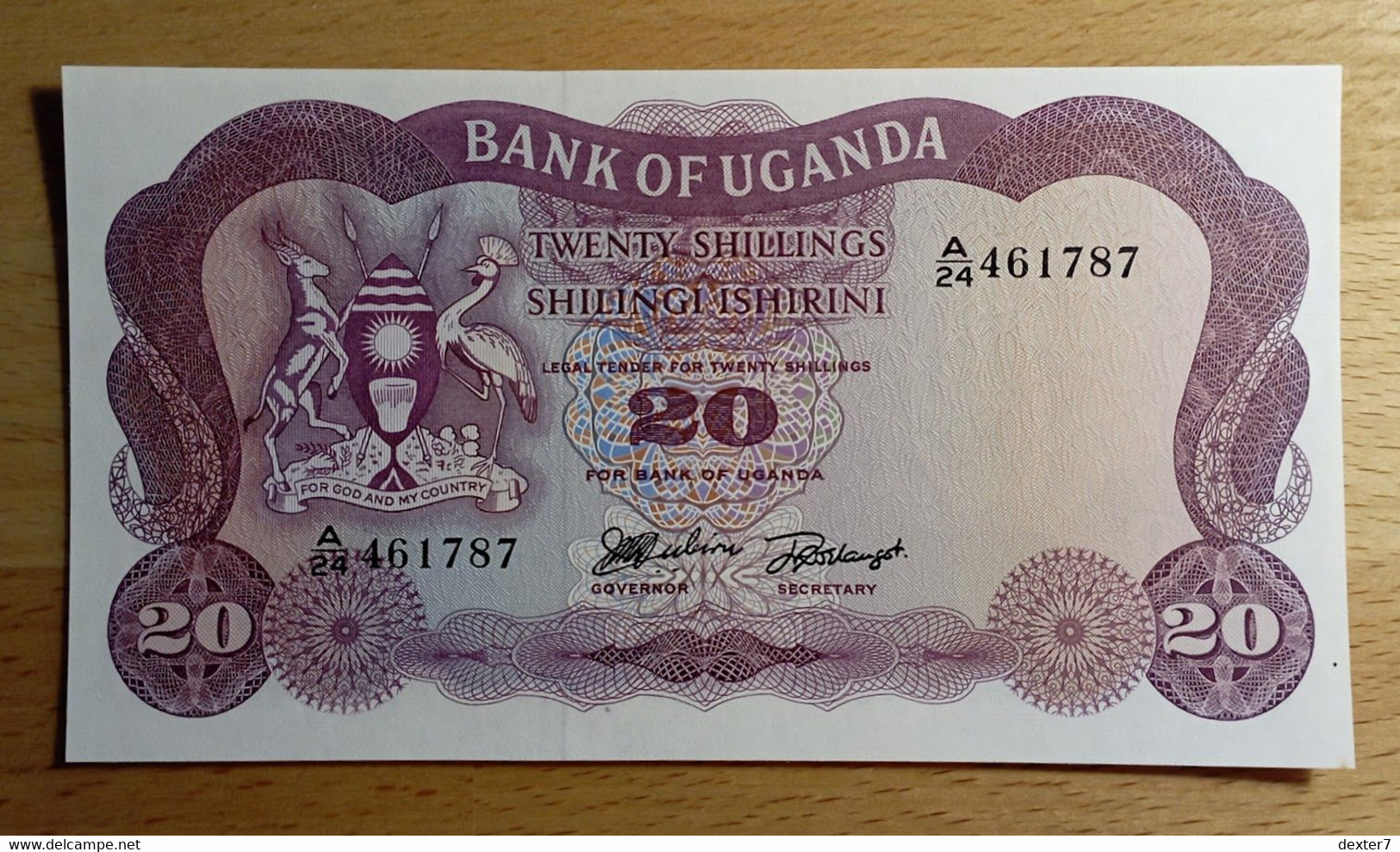 Uganda 20 Shillings 1966 UNC - Ouganda