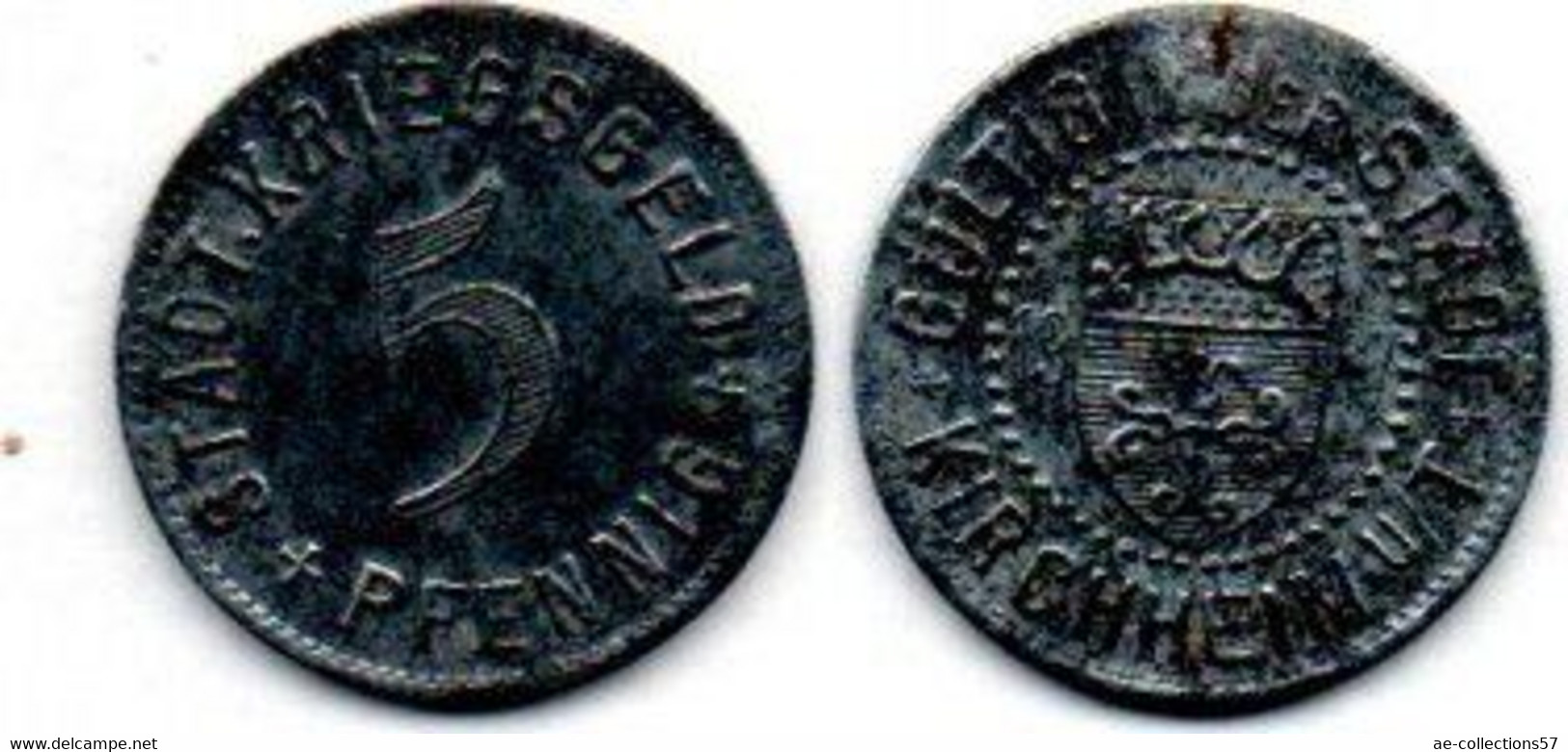 MA 19445/ Kirsheim U/T 5 Pfennig 1917 TTB - Monetary/Of Necessity