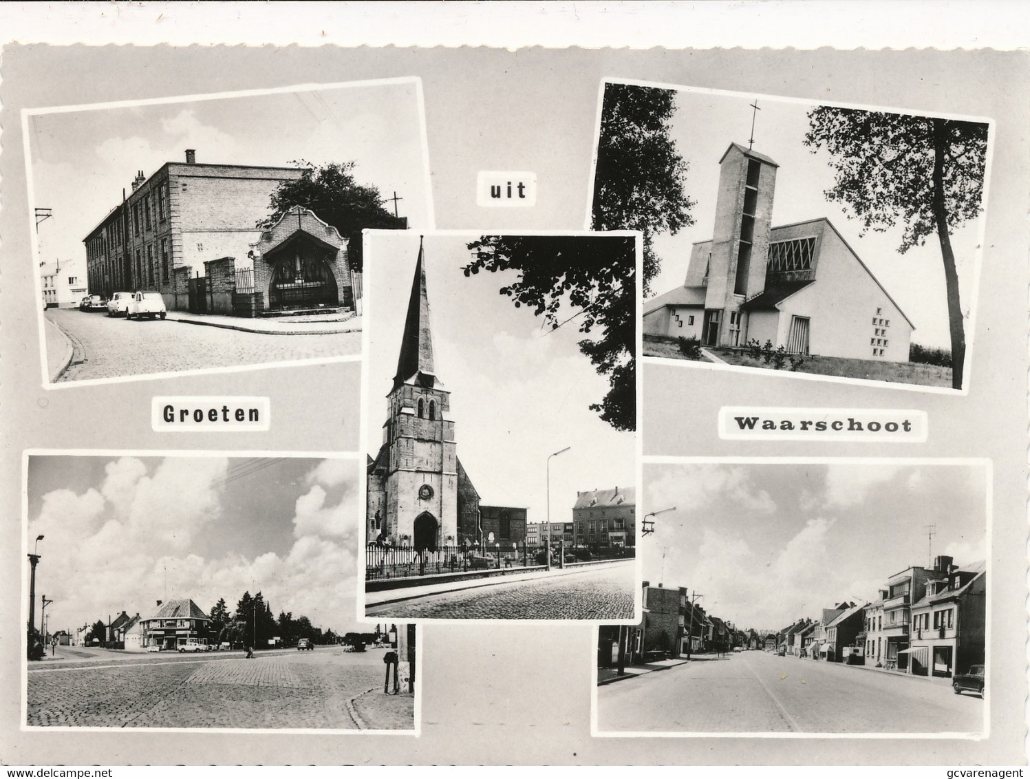 WAARSSCHOOT   GROETEN UIT WAARSCHOOT   FOTOKAART - Waarschoot