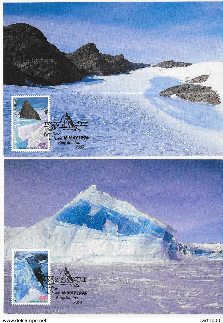 AUSTRALIAN ANTARTIC TERRITORY 16 MAY 1996 FIRST DAY ISSUE KINGSTON TAS N°F158 - FDC