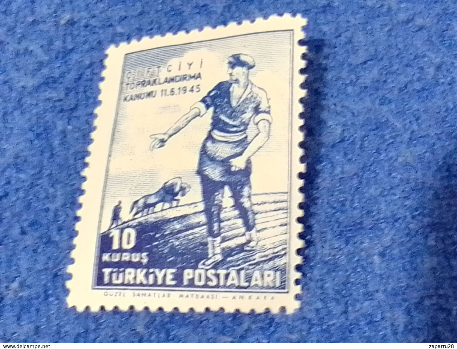 TÜRKEY--1940-1950-    10K    DAMGASIZ - Unused Stamps