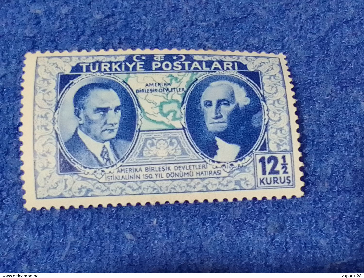 TÜRKEY--1930-1940-    12.50K    DAMGASIZ - Unused Stamps