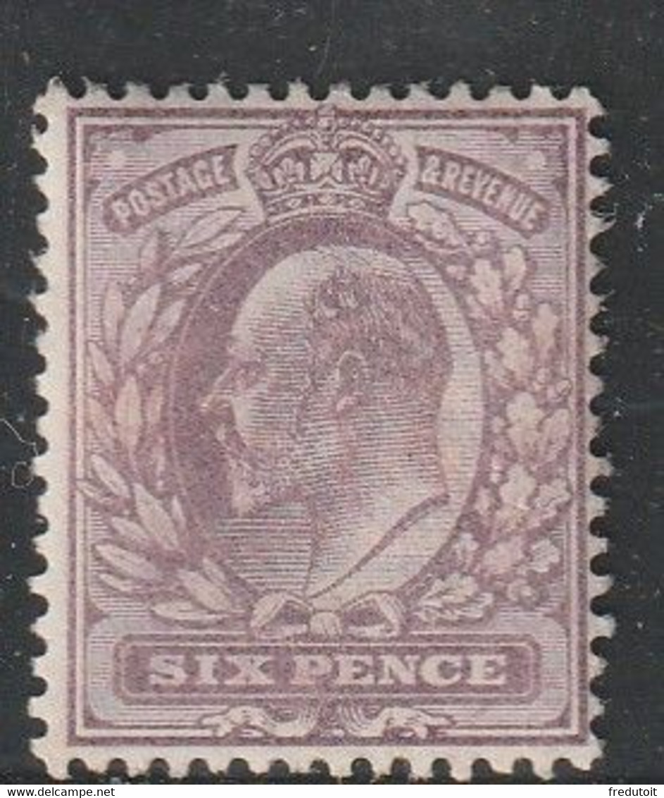 Grande Bretagne - N°114 * (1902-10) Edouard VII - 6d Violet - Nuevos