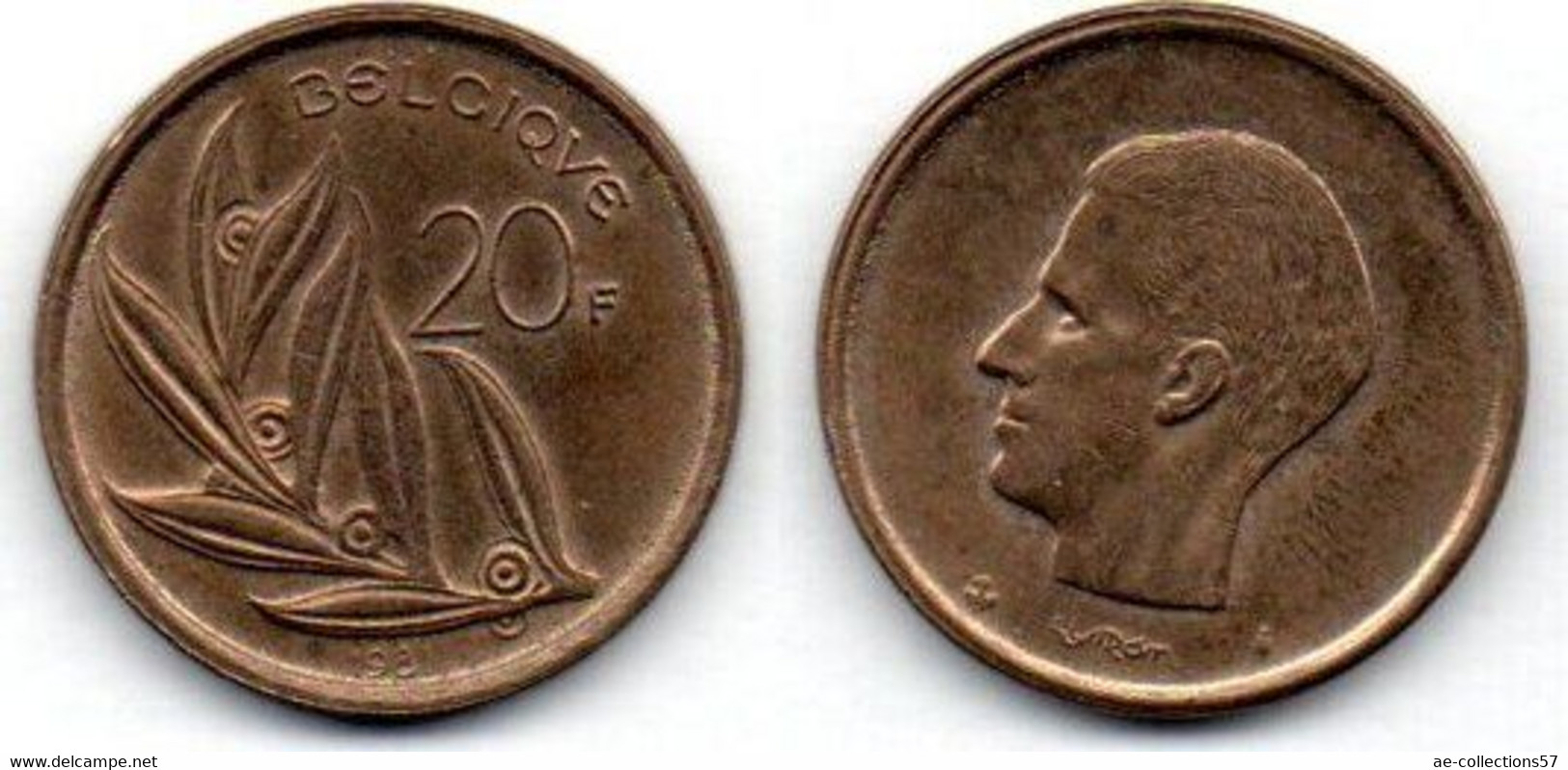 MA 19469 / Belgique - Belgien - Belgium 20 Francs 1981 SPL - 20 Francs