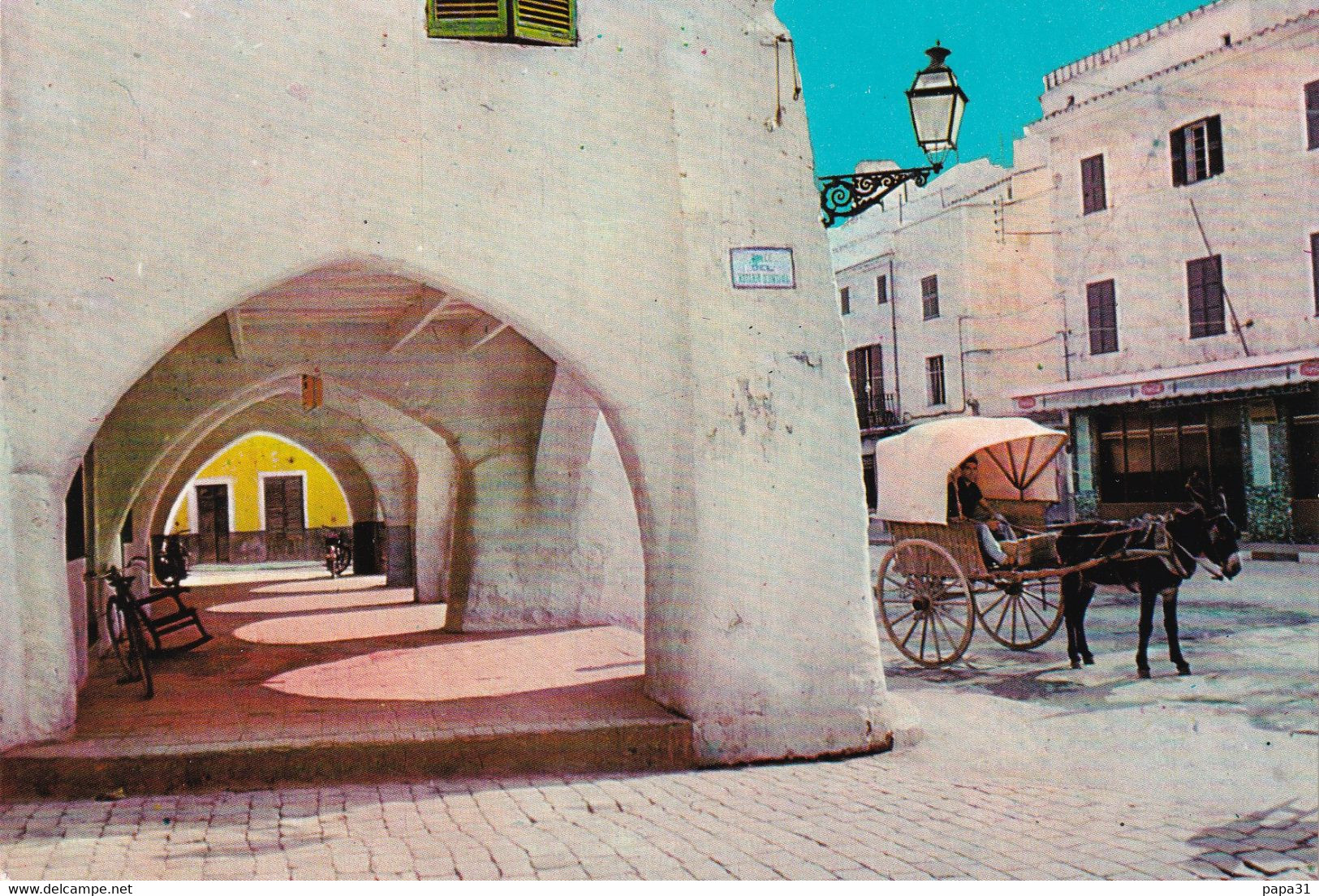 CIUDADELA  Menorca  Arcos En Plaza De Espana - Menorca