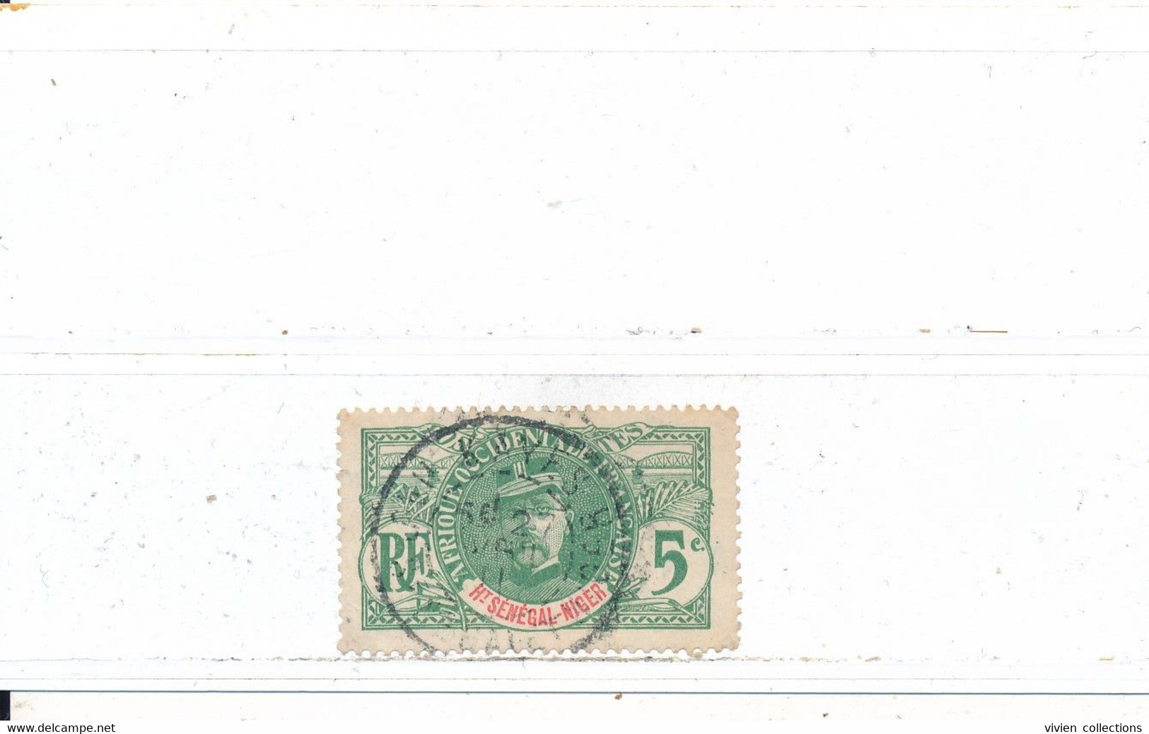 Haut Sénégal Et Niger Colonie Française Timbre De La Série Des Palmiers N° 4 Oblitéré Kayes 27 Avril 1911 - Used Stamps