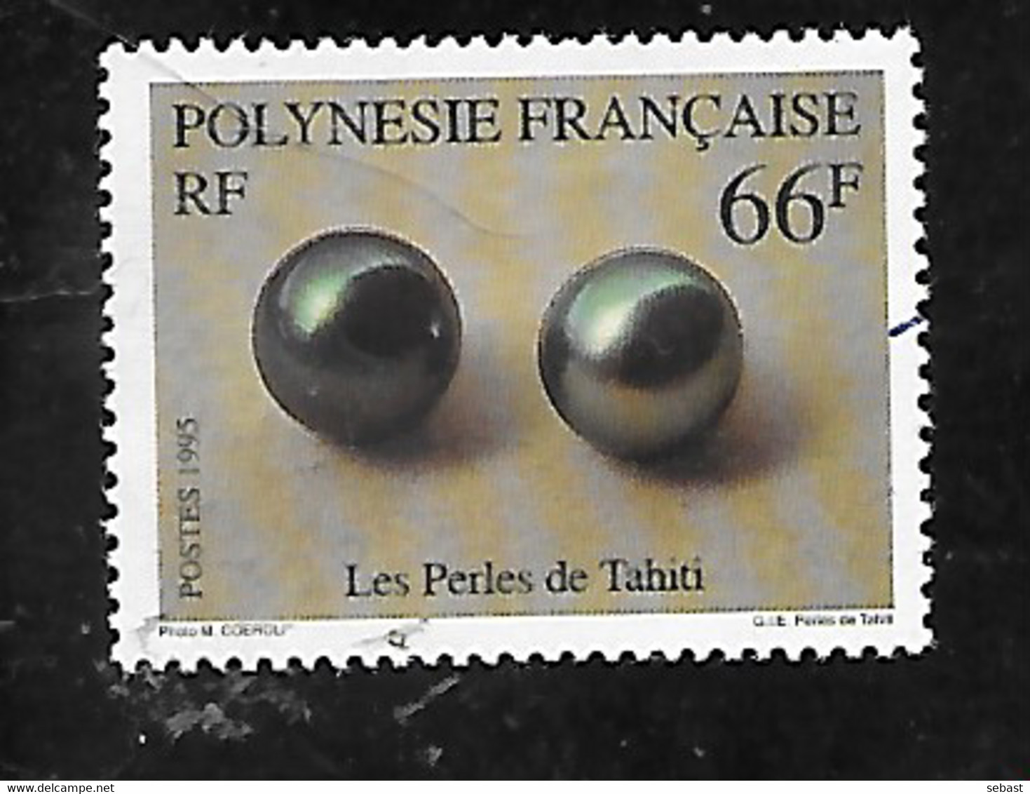 TIMBRE OBLITERE DE POLYNESIE DE 1995 N° YVERT 477 - Oblitérés