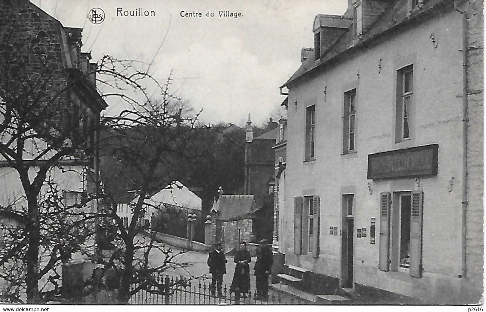 BELGIQUE -  ROUILLON - 1916 -  CENTRE DU VILLAGE - Anhée