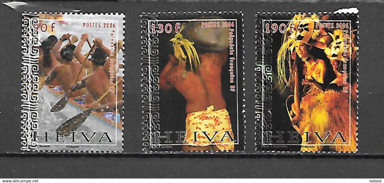 TIMBRE NEUF DE POLYNESIE DE 2006 N° YVERT 772/74 - Gebruikt