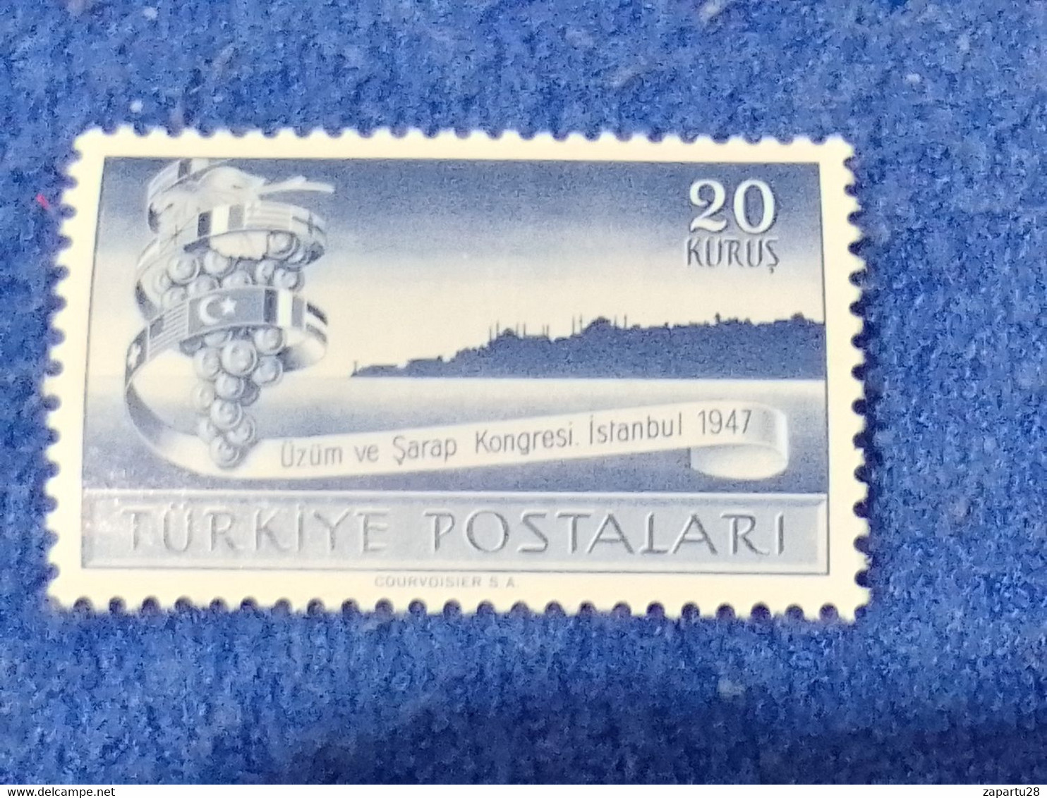 TÜRKEY--1940-50    20K      DAMGASIZ - Unused Stamps