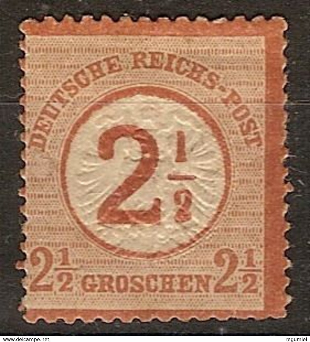 Alemania Imperio  28 * Charnela. 1874 - Ungebraucht