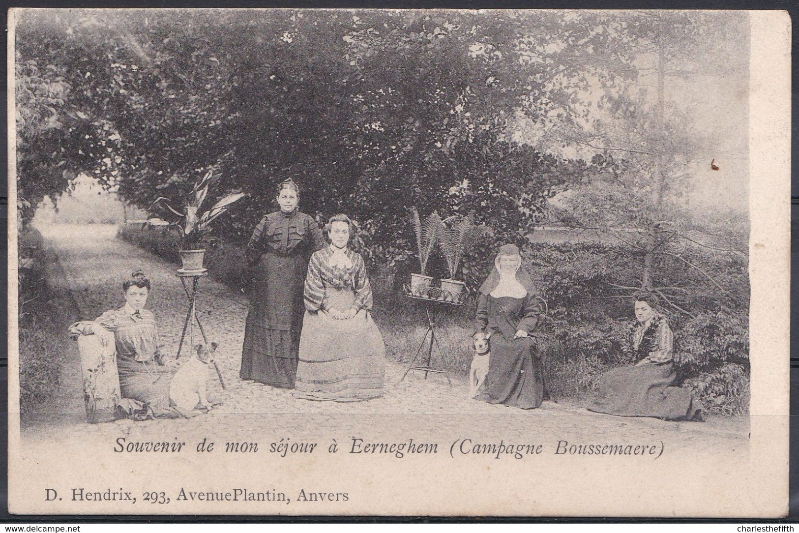 UNIEKE PARTICULIERE CPA * SOUVENIR DE MON SEJOUR A EERNEGHEM ( CAMPAGNE BOUSSEMAERE ) - Familie VANDE VYVERE - COLENS - Ichtegem