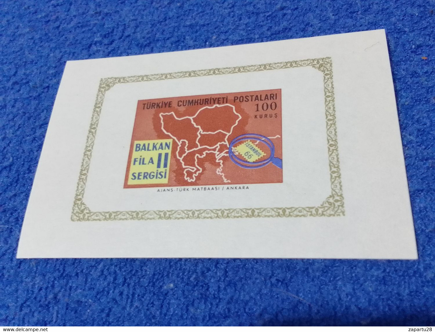 TÜRKEY--1970-80     100K     BLOK BALKAN FİLA  DAMGASIZ - Unused Stamps