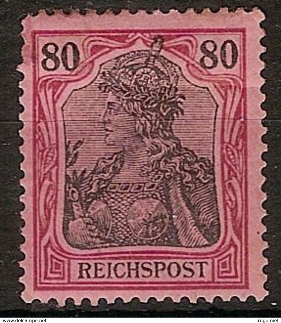 Alemania Imperio  60 * Charnela. 1900 - Unused Stamps