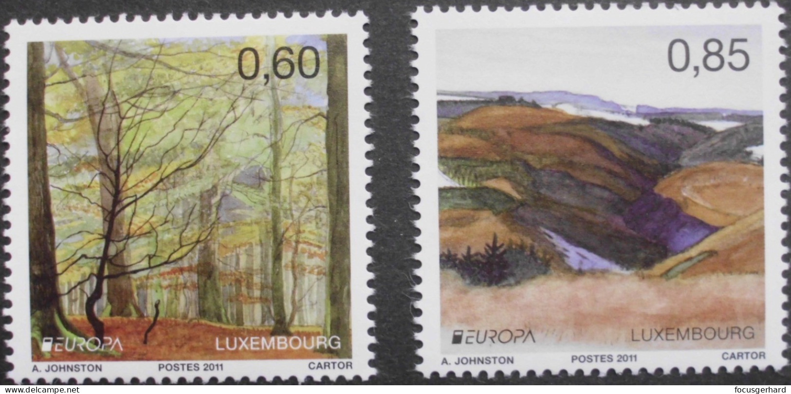 Luxemburg   Der Wald   Europa   Cept   2011  ** - 2011