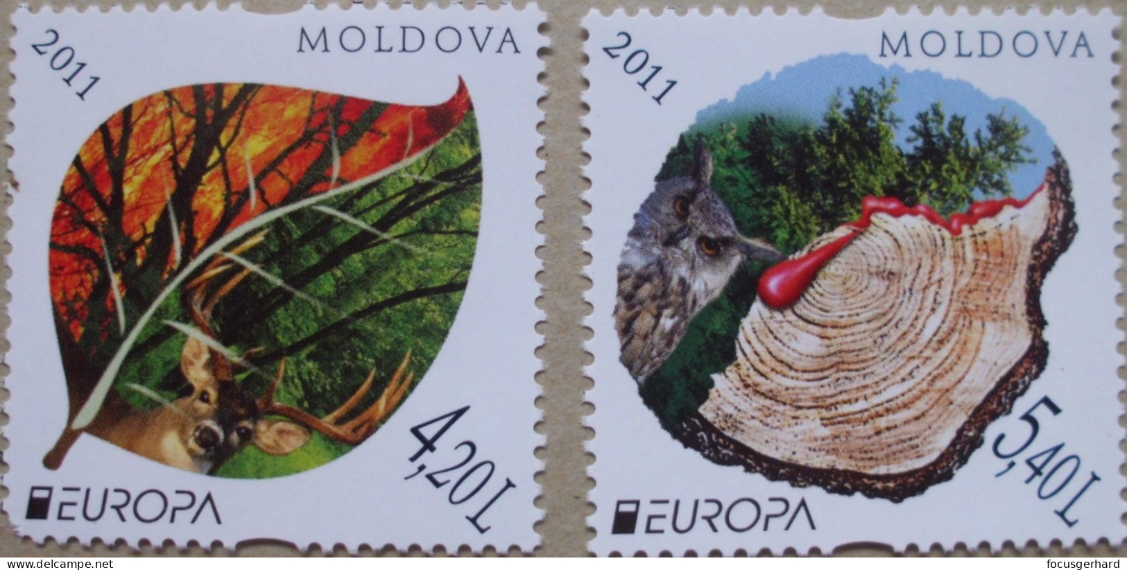 Moldawien    Der Wald   Europa   Cept   2011  ** - 2011