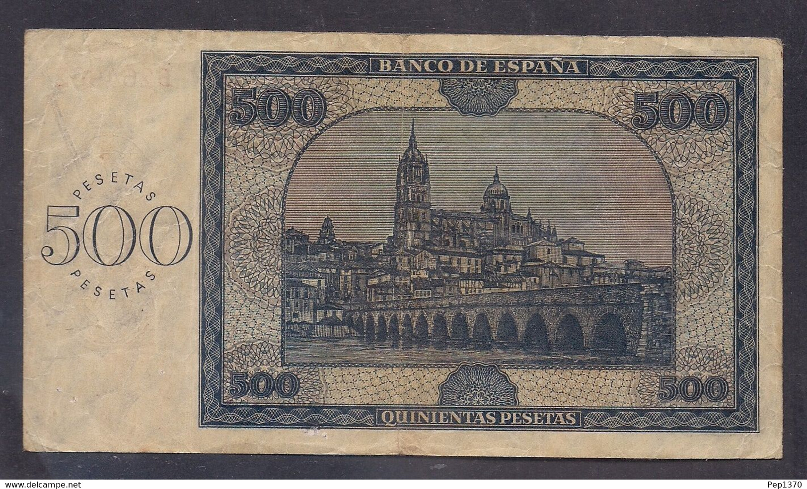 ESPAÑA - BILLETE DE 500 PESETAS DE 1936 - EXCELENTE CONSERVACION - 500 Pesetas